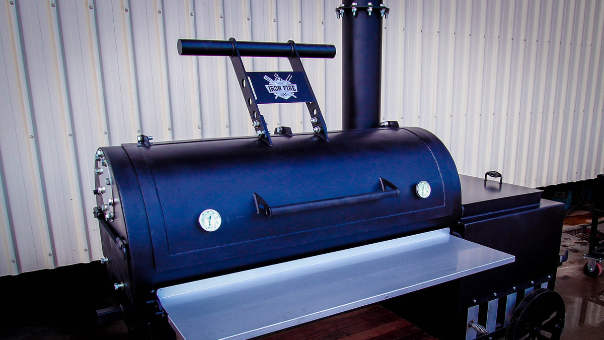 16" SMOKER WITH FIRE BOX GRILL LEGACY Iron Fire Australia
