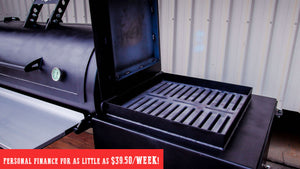 30" SMOKER WITH FIRE BOX GRILL