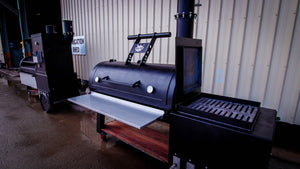 30" SMOKER WITH FIRE BOX GRILL